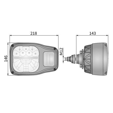 Wesem Satz LED Hauptscheinwerferen + AMP-Superseal