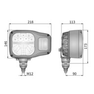 Wesem LED Hauptscheinwerfer mit Blinker Rechts