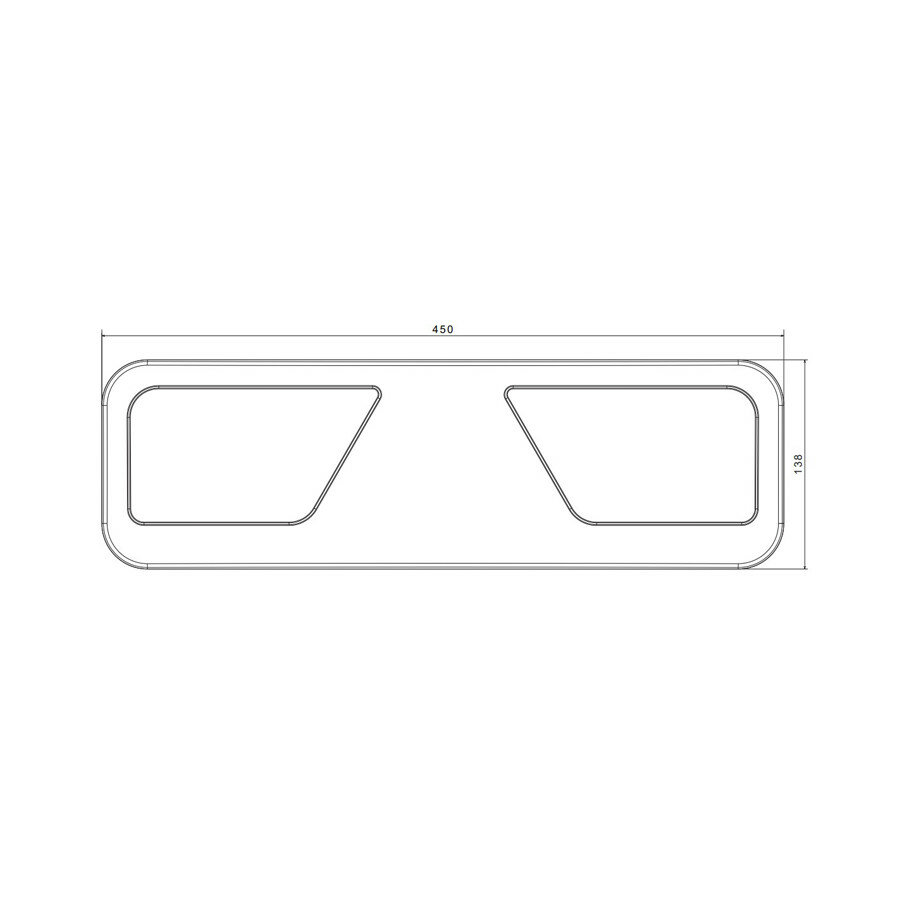Fristom FT-700 LED R&uuml;ckleuchte Rechts 5-Funktionen 24V