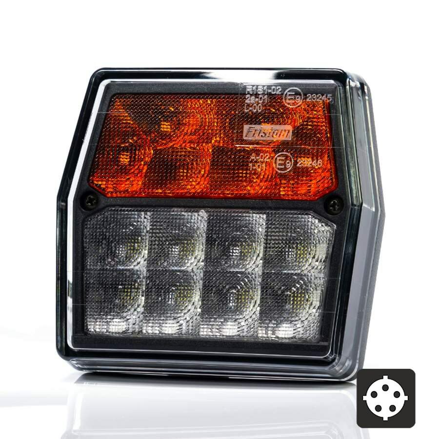 Fristom LED Frontleuchte + Blinker FT-225 LED Bajonet