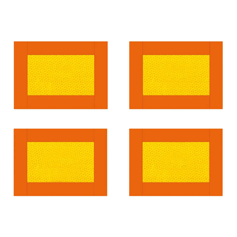 Horpol Satz 4 St&uuml;ck Warnschild Anh&auml;nger 280x200mm