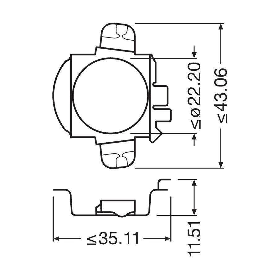 Osram H7 Ledriving Adapter Set 64210DA03