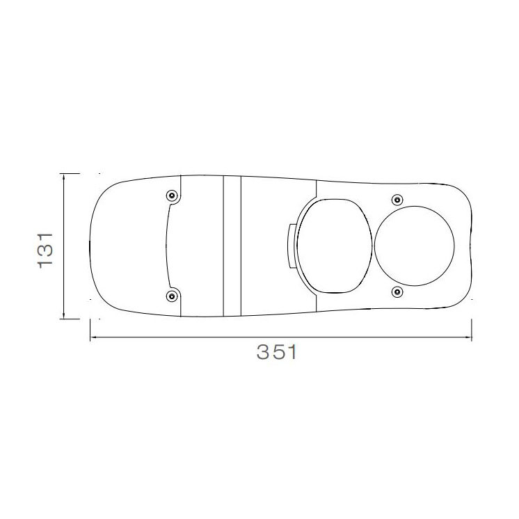 Asp&ouml;ck Eurofab R&uuml;ckleuchte Glas Links / Rechts