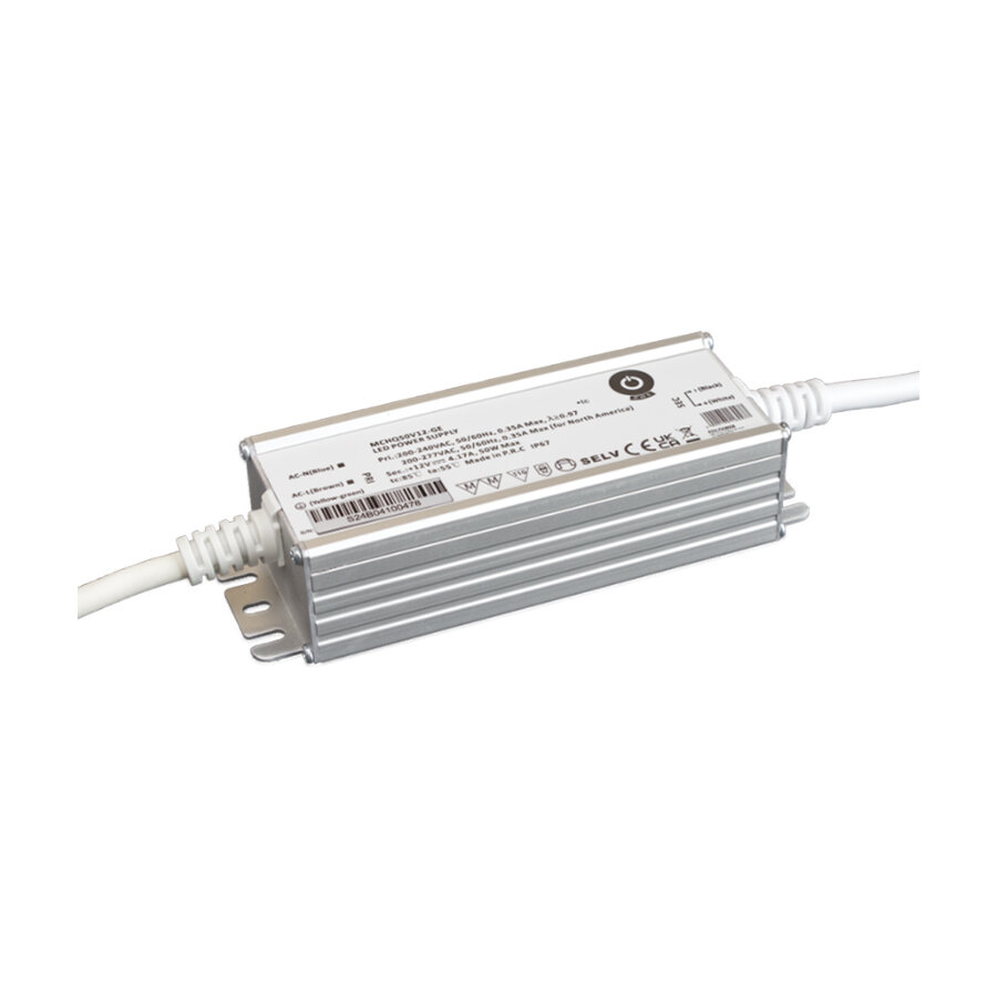 Wasserdichtes 12-Volt DC 50W LED-Netzteil