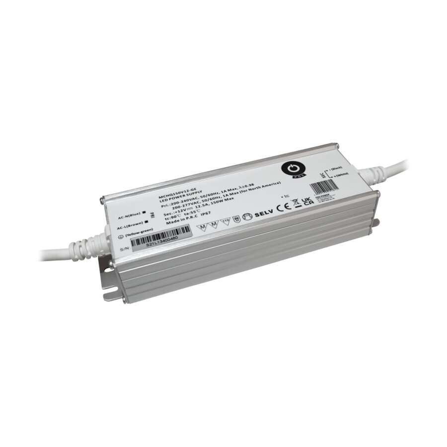 Wasserdichtes 24-Volt DC 150W LED-Netzteil