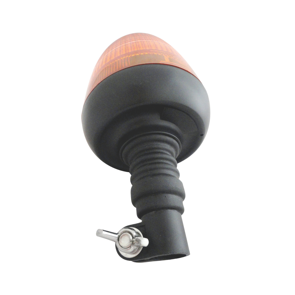 LED Rundumleuchte Orange 12-24V | DIN Halterung