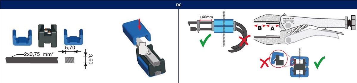 Asp&ouml;ck DC-Steckverbinder