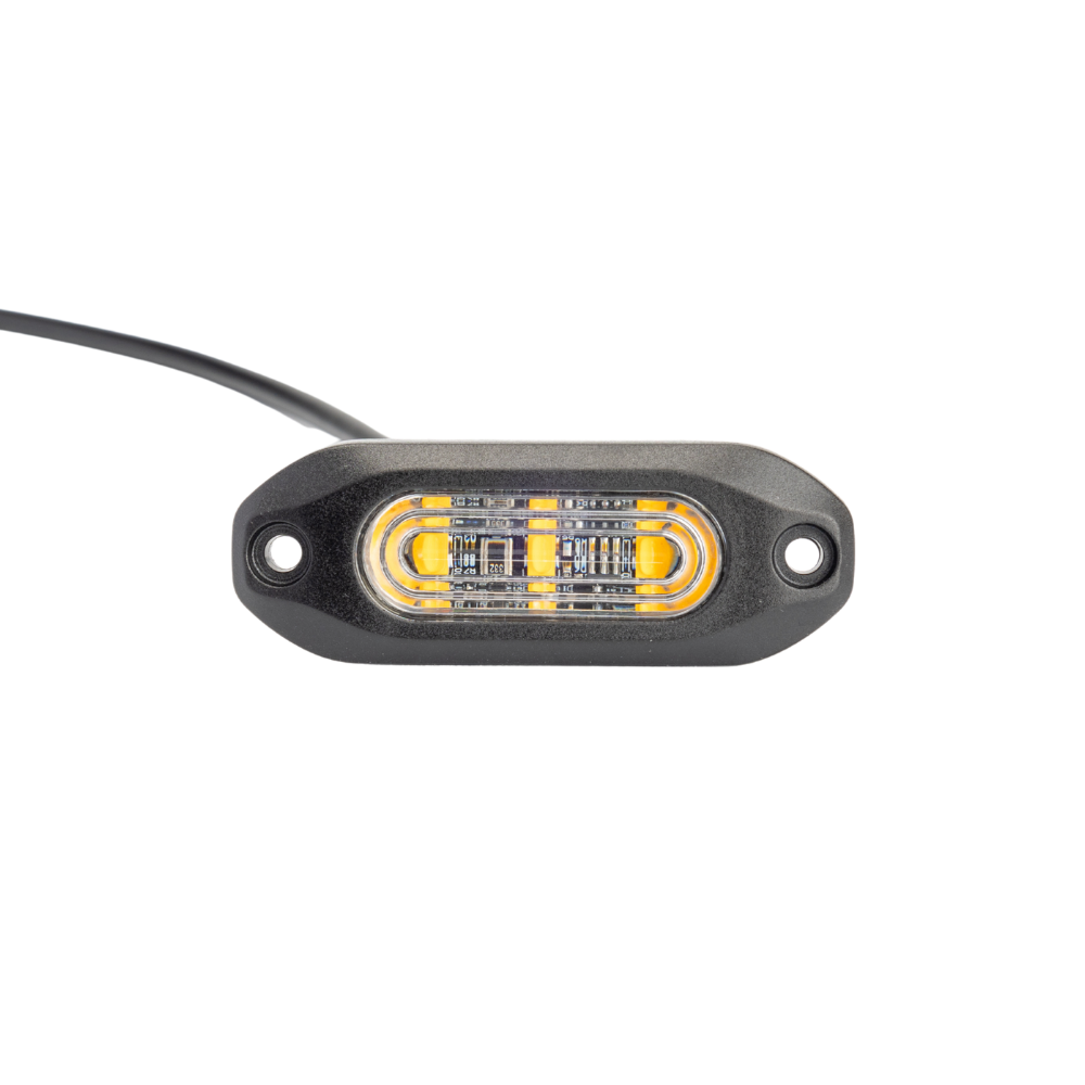 LED Warnleuchte Orange 12-24V | 3-LED