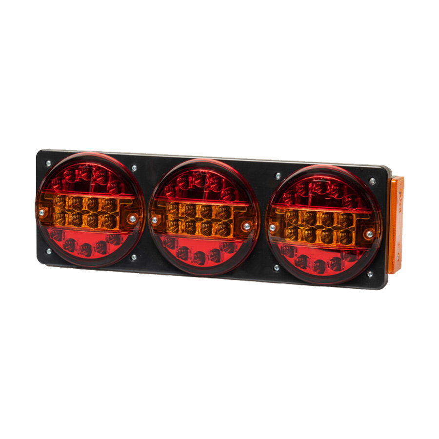 Dasteri LED R&uuml;cklicht | 3x Hamburger | Rechts