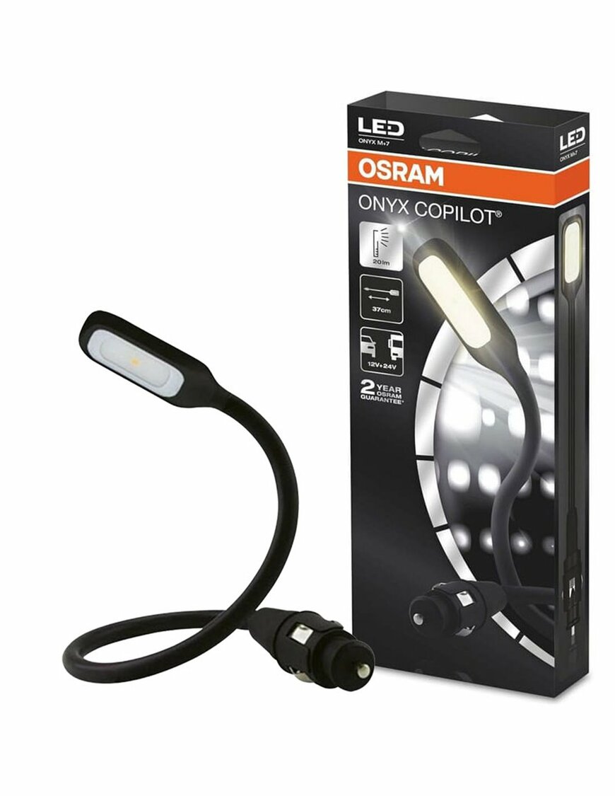 Osram LED Leseleuchte 12/24V Zigarettenanz&uuml;nder-Stecker