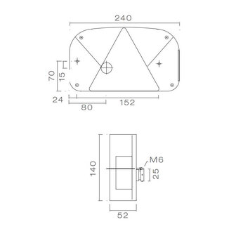 Asp&ouml;ck Multipoint II R&uuml;ckleuchte Rechts