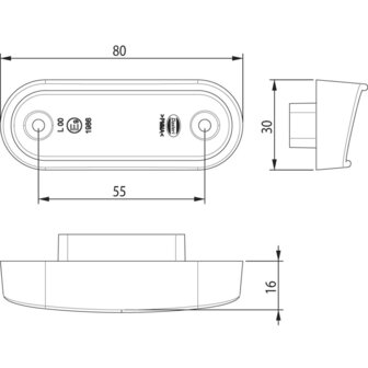 Dasteri LED Kennzeichenbeleuchtung 24V