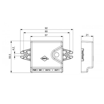 Horpol Heckklappen-Blinkermodul PRZ 2201