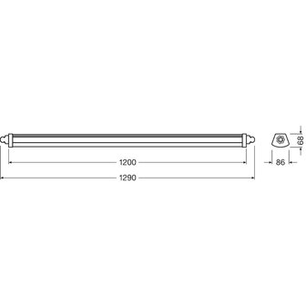 Ledvance 6x Ledvance 23W/4000K 120cm | Ersetzt 1x36W