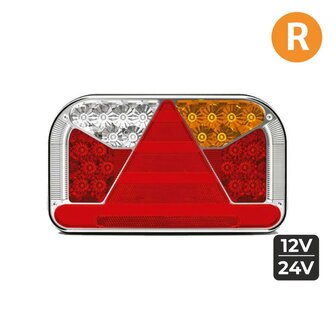 Fristom FT-170 LED R&uuml;ckleuchte 5P Bajonet Rechts