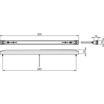 Dasteri LED Positionsleuchte Wei&szlig; 12V