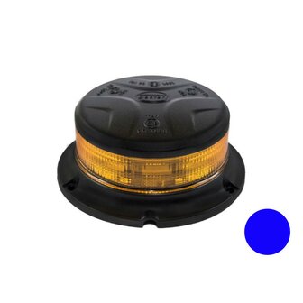 Dasteri LED Rundumleuchte Flache Montage Blau