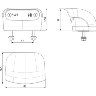 Dasteri LED Kennzeichenbeleuchtung 24V