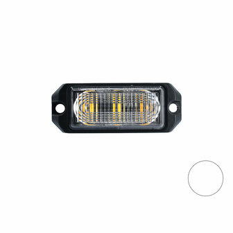 LED Blitzer 3-fach ultra Fl&auml;che Wei&szlig;