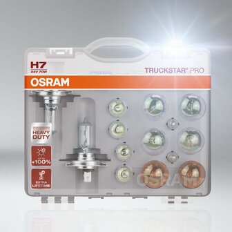 Osram H7 Truckstar Pro Satz Ersatzbirnen 24V LKW