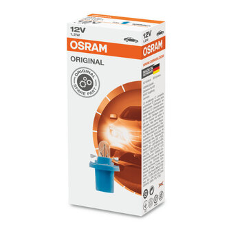 Osram Gl&uuml;hbirne 12V BX8.5d Original Line 10 St&uuml;ck