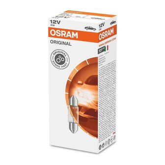 Osram Gl&uuml;hbirne SV7-8 12V 3W Original Line 10 St&uuml;ck