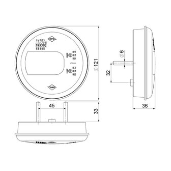 Horpol LED R&uuml;ckleuchte Links LUNA LZD 2446