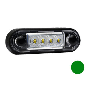 Fristom FT-073 N LED-Markierungsleuchte Gr&uuml;n Kurz