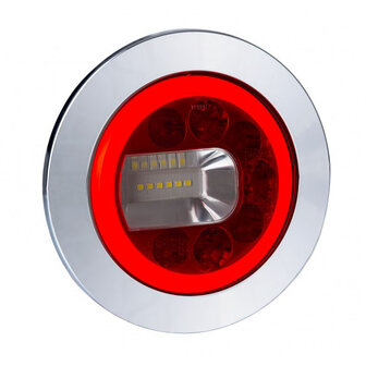 Horpol LED Nebel- R&uuml;ckfahrscheinwerfer Links Chrome LUNA LZD 2452