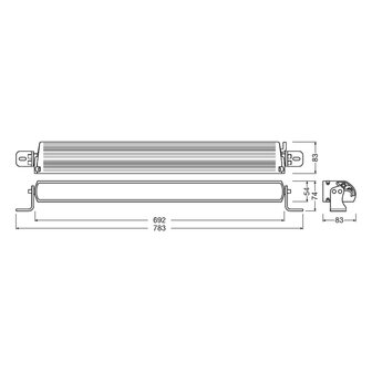 Osram LED Lightbar Kombi FX750-SP SM GEN2 69cm