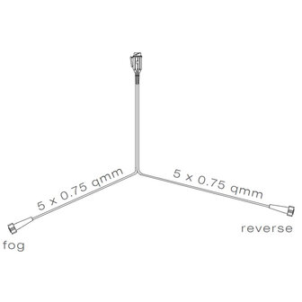 Asp&ouml;ck Kabelbaum 5 Meter mit 13-poliger Stecker