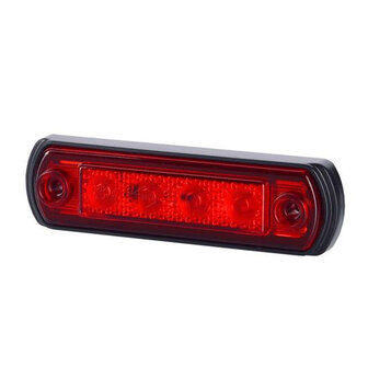 Horpol LED Postionsleuchte Rot Flache Montage 4 Leds LD-677