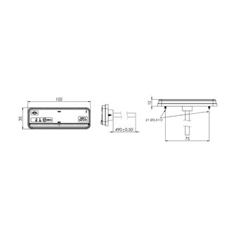 Horpol LED Postionsleuchte Slim Orange mit Blinker LKD 2436