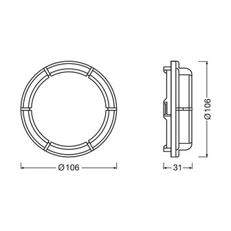 Osram Ledriving Scheinwerferkappe Set LEDCAP12