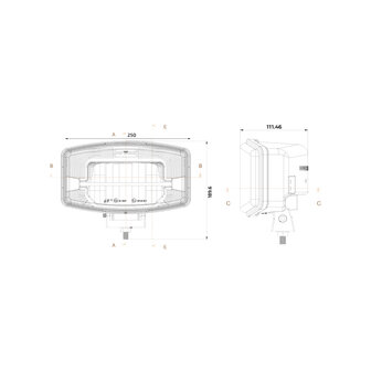 Boreman LED-Fernscheinwerfer + Weiss Position Licht