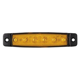 Dasteri LED Positionsleuchte Orange kurz 24V