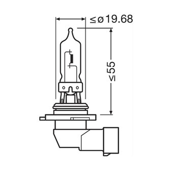 Osram HB3 Halogen Lampe P20d Original Line