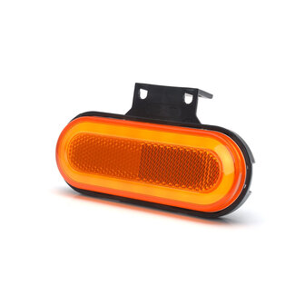 WAS LED Markierungsleuchte Orange mit Projektionslinie 1598