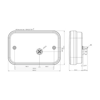 Fristom FT-270 LED R&uuml;ckleuchte Rechts 4-Funktionen Canbus 12V