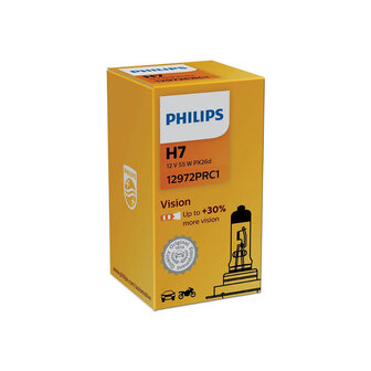 Philips H7 Halogenlampe 12V PX26d Vision