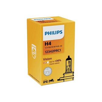 Philips H4 Halogenlampe 12V P43t Vision