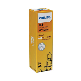 Philips H3 Halogenlampe 12V PK22s Vision