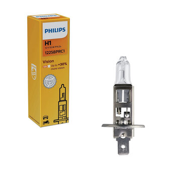 Philips H1 Halogenlampe 12V P14.5s Vision