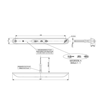 Horpol LED Dynamisch Blinker Slim Design LKD 2249