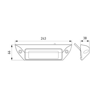 Hella LED-Arbeitsscheinwerfer FMS Prime 2500LM | 1GB 996 098-511