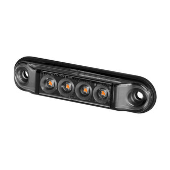 Horpol Slim LED Positionsleuchte Orange 10-30V Dark-Look