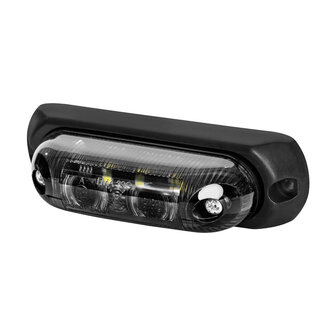 Horpol LED Positionsleuchte Wei&szlig; Oval LD-377 Dark-Look