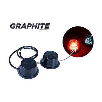 Horpol LED Begrenzungsleuchte Rot | MDC 2570/GRAPHITE/3M