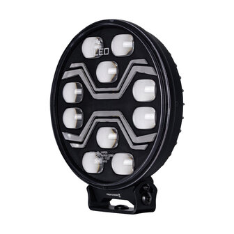 X-Spider Toxic LED-Strahler rund | Tagfahrlicht + LED-Blinker
