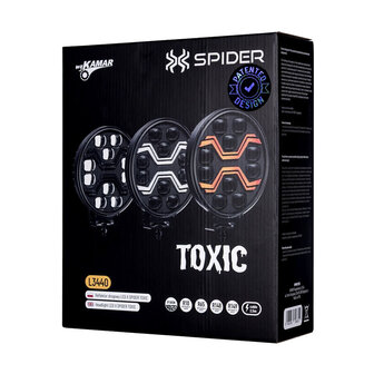 X-Spider Toxic LED-Strahler rund | Tagfahrlicht + LED-Blinker